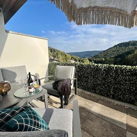 Wohnen Im Schwarzwald Mit Panoramablick Apartment Bad Herrenalb Luaran gambar