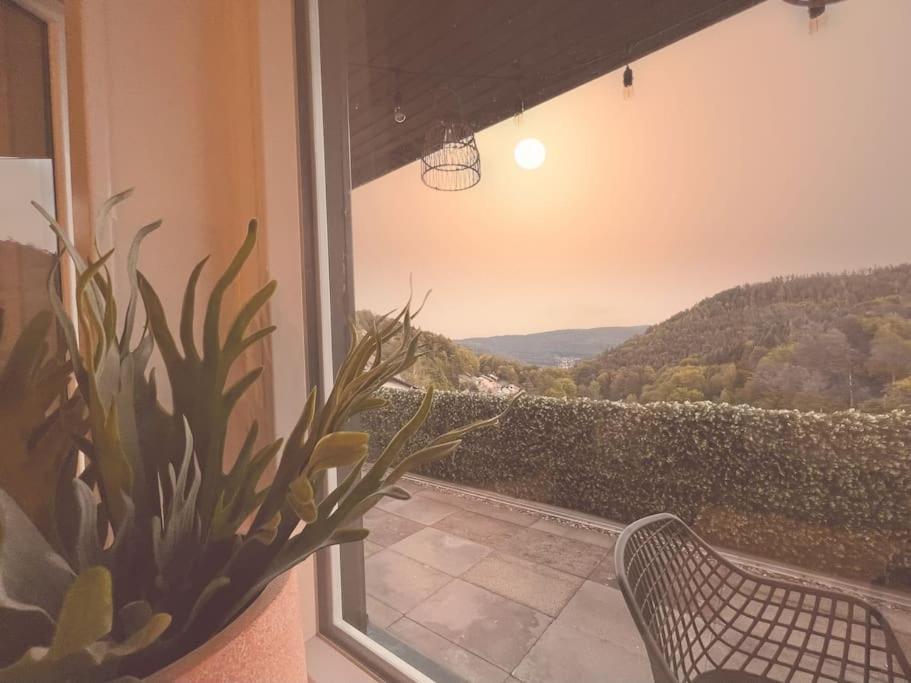 Wohnen Im Schwarzwald Mit Panoramablick Apartment Bad Herrenalb Luaran gambar